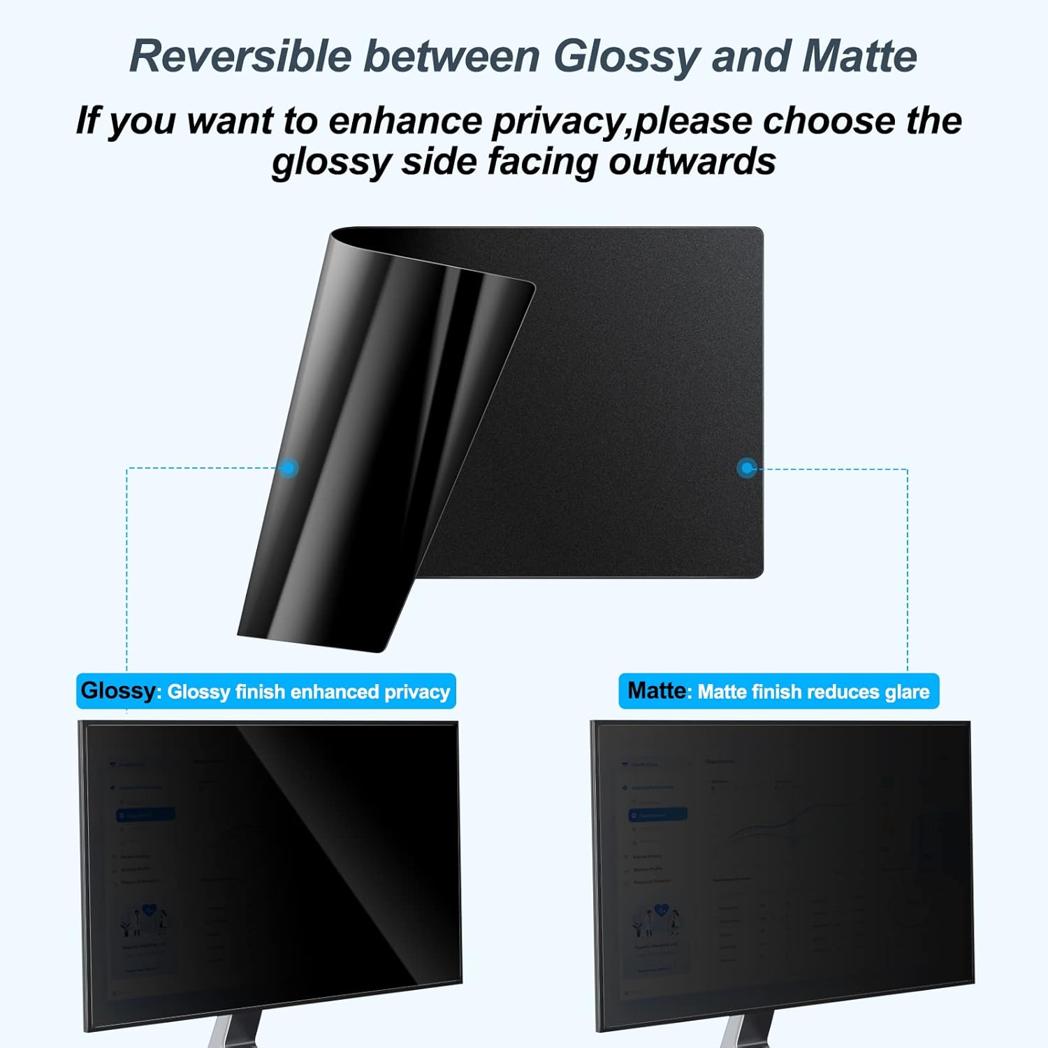 2 Pack 24 Inch Computer Privac - Monitor Privacy Filter review and price