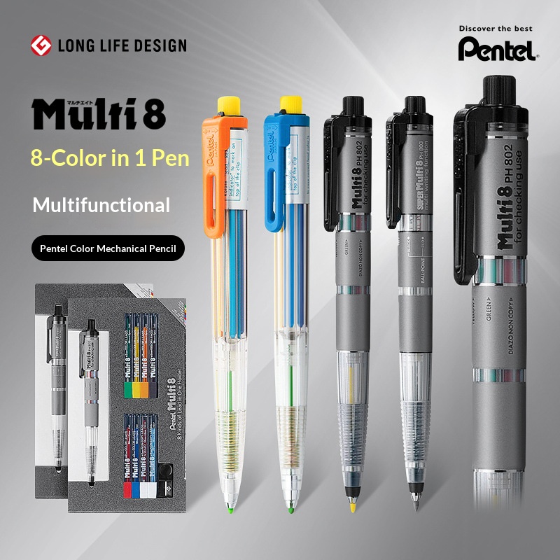 Pentel Multi 8 in 1 Color Mech - Staedtler Pencil Lumocolor review and price