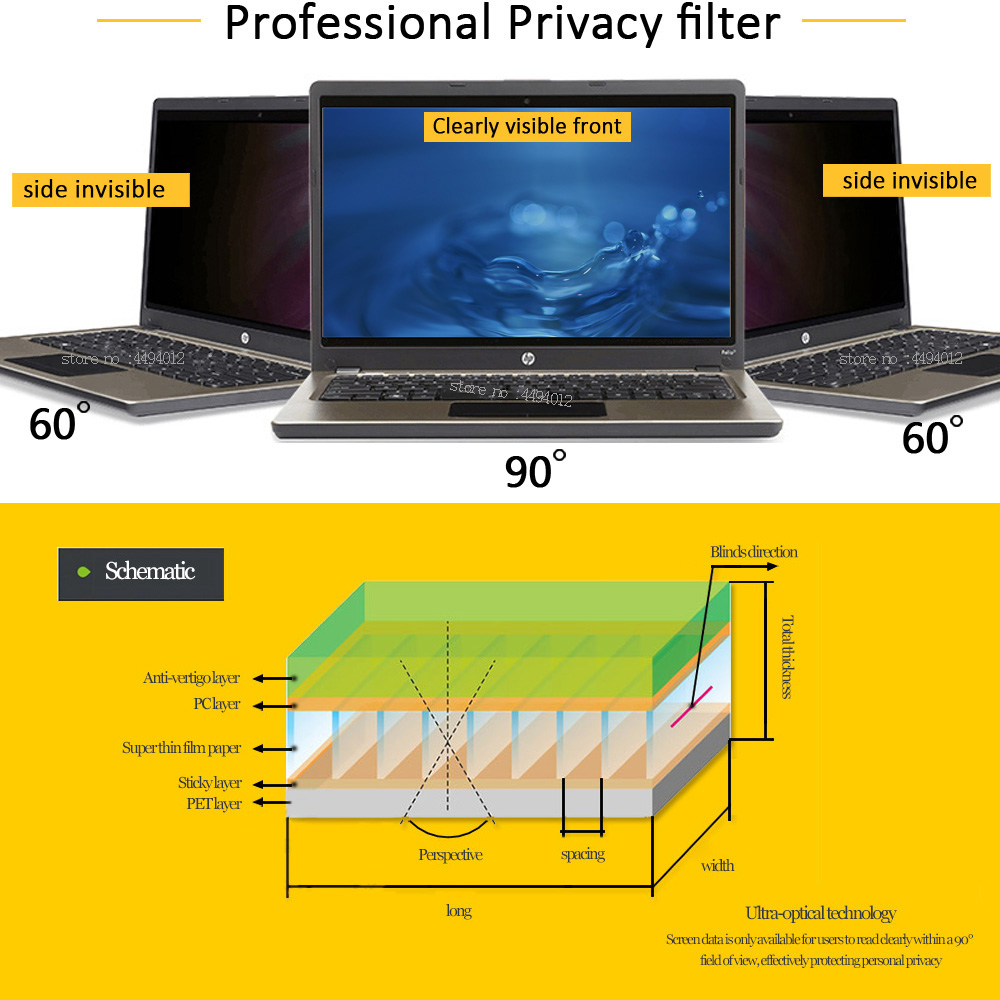 24 inch 532mm*299mm 16:9 Compu - Monitor Privacy Filter review and price